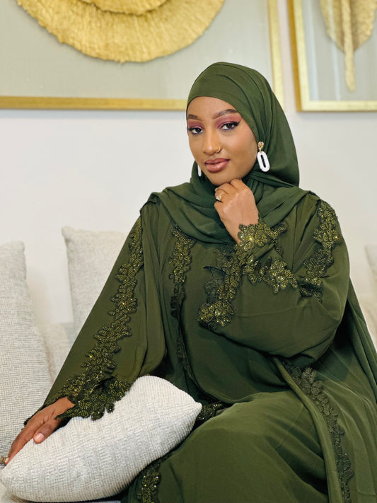Ethereal Elegance Army Green
