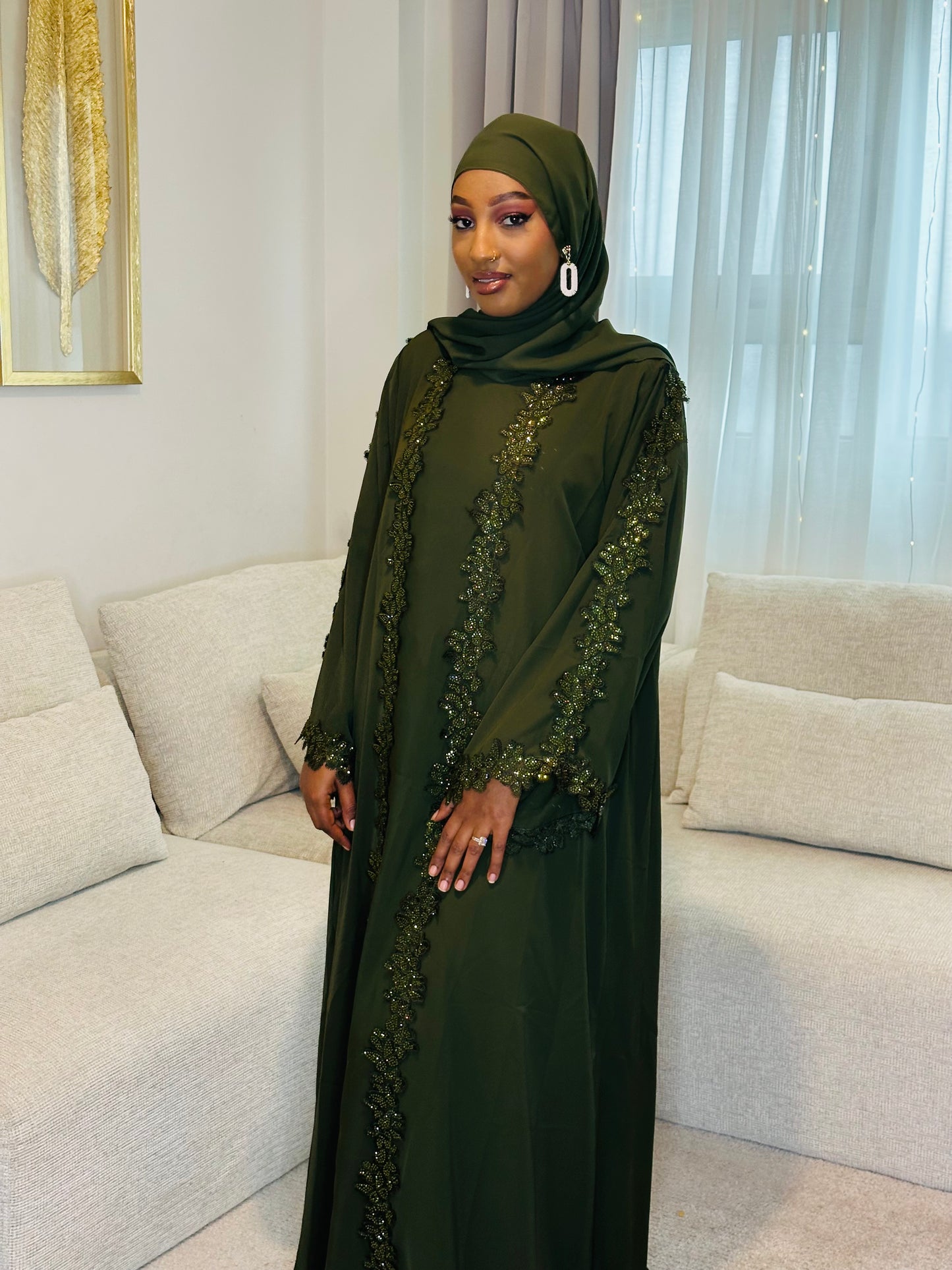 Ethereal Elegance Army Green